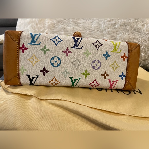 🔥FLASH SALE🔥Preloved LOUIS VUITTON Pochette Eliza in White Multicolour Monogram - Picture 11 of 11